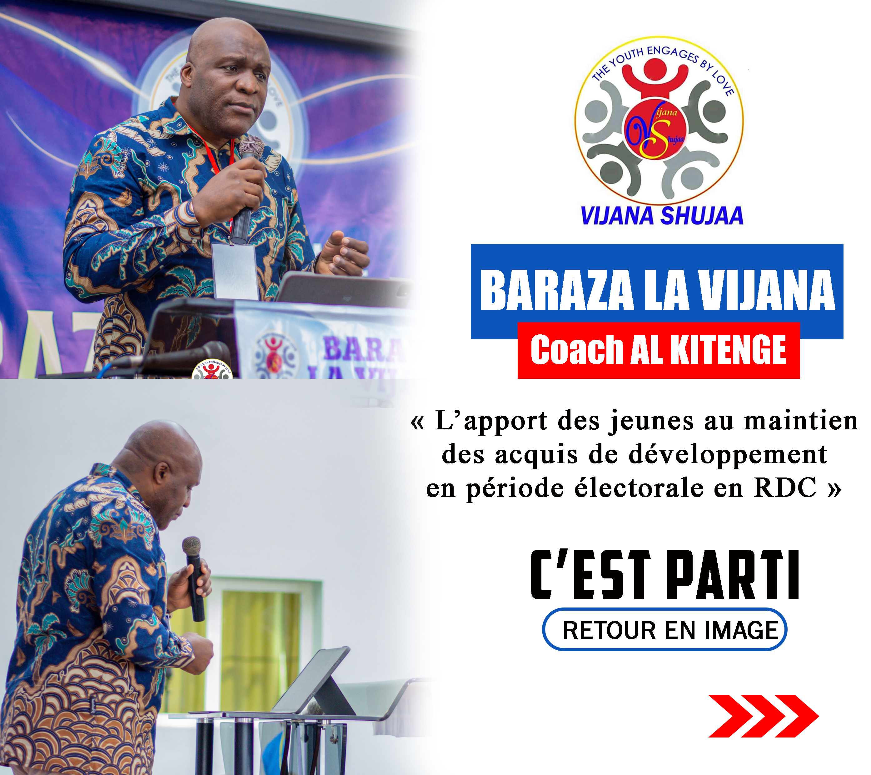 BARAZA LA VIJANA Session d’août| 1er PANELLISTE COACH AL KITENGE ...